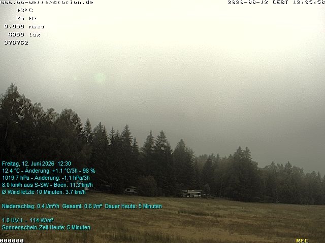 Archived image Webcam in Lackenhäuser