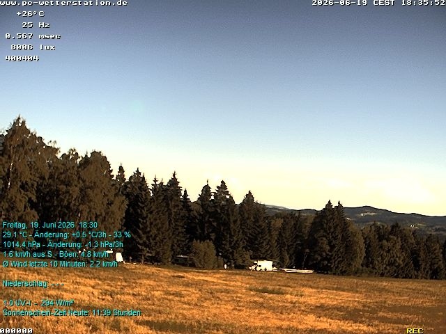 Archiv Foto Webcam der Ferienwohnung Thieme