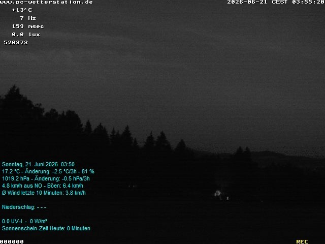 Archived image Webcam in Lackenhäuser