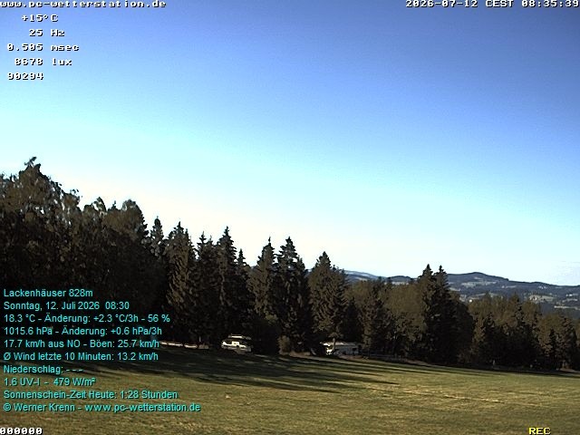 Archiv Foto Webcam der Ferienwohnung Thieme