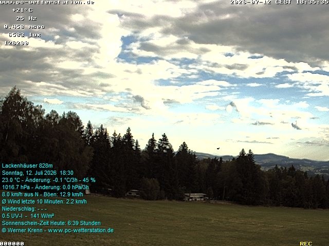 Archiv Foto Webcam der Ferienwohnung Thieme