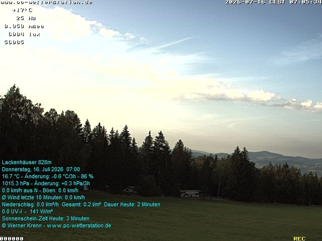 Archiv Foto Webcam der Ferienwohnung Thieme
