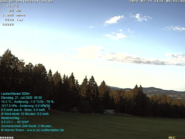 Archiv Foto Webcam der Ferienwohnung Thieme