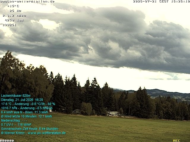 Archiv Foto Webcam der Ferienwohnung Thieme