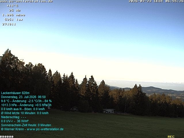 Archiv Foto Webcam der Ferienwohnung Thieme