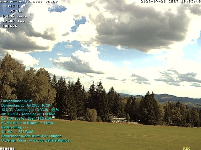 Archiv Foto Webcam der Ferienwohnung Thieme
