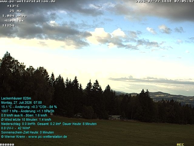 Archiv Foto Webcam der Ferienwohnung Thieme