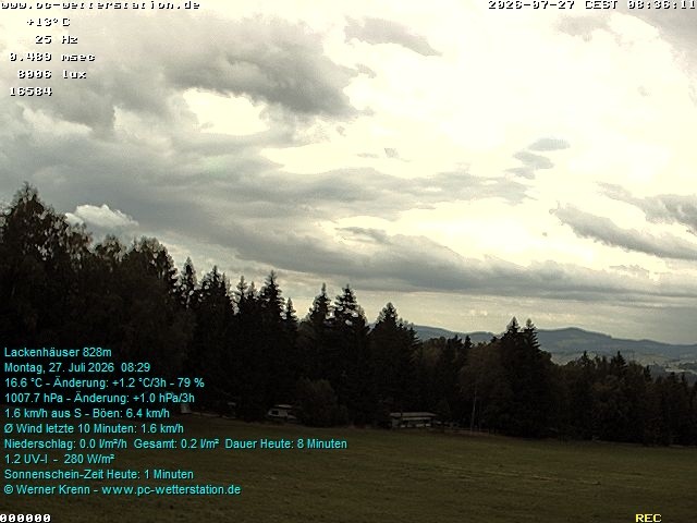 Archiv Foto Webcam der Ferienwohnung Thieme