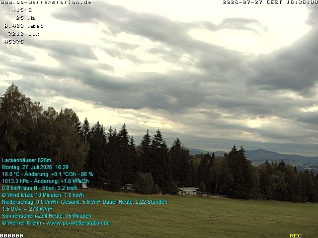Archiv Foto Webcam der Ferienwohnung Thieme