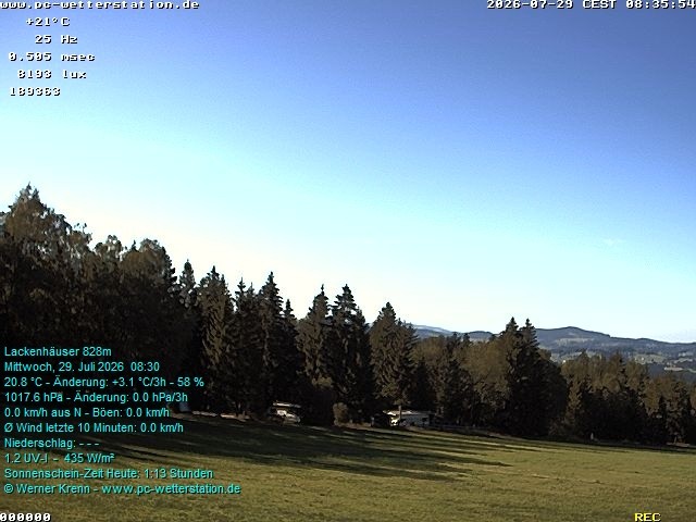 Archiv Foto Webcam der Ferienwohnung Thieme
