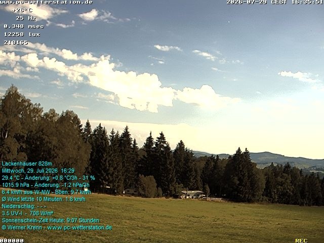 Archiv Foto Webcam der Ferienwohnung Thieme