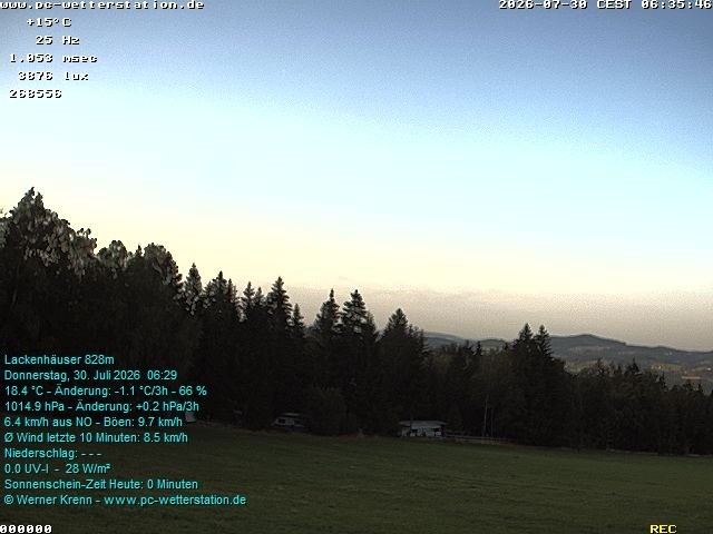 Archiv Foto Webcam der Ferienwohnung Thieme
