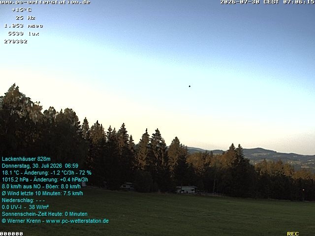 Archiv Foto Webcam der Ferienwohnung Thieme