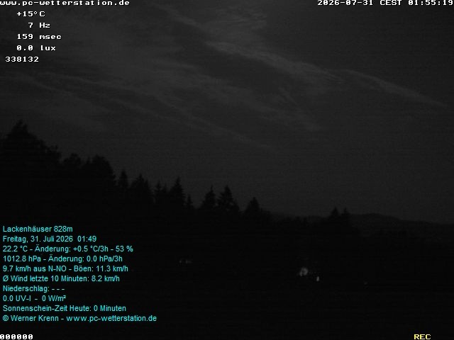 Archiv Foto Webcam der Ferienwohnung Thieme
