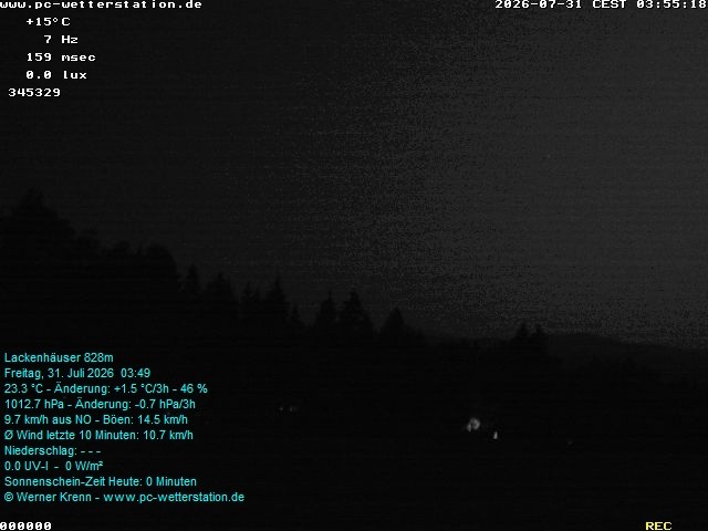Archiv Foto Webcam der Ferienwohnung Thieme