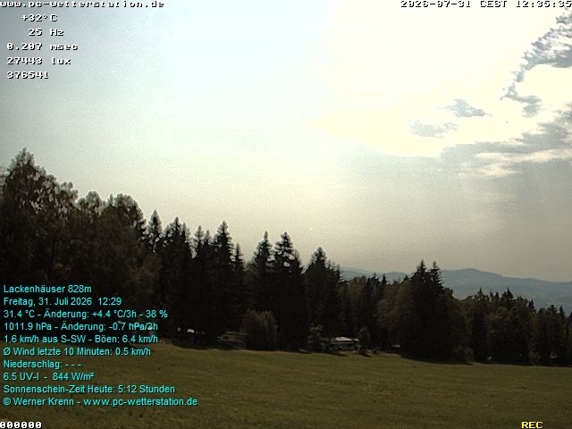 Archiv Foto Webcam der Ferienwohnung Thieme