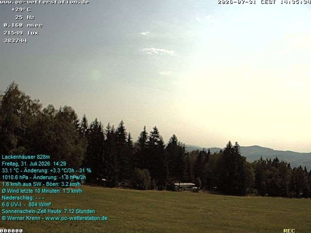 Archiv Foto Webcam der Ferienwohnung Thieme