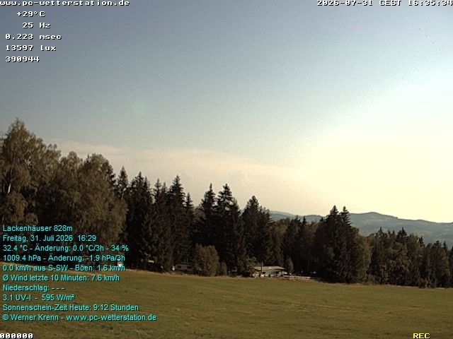Archiv Foto Webcam der Ferienwohnung Thieme