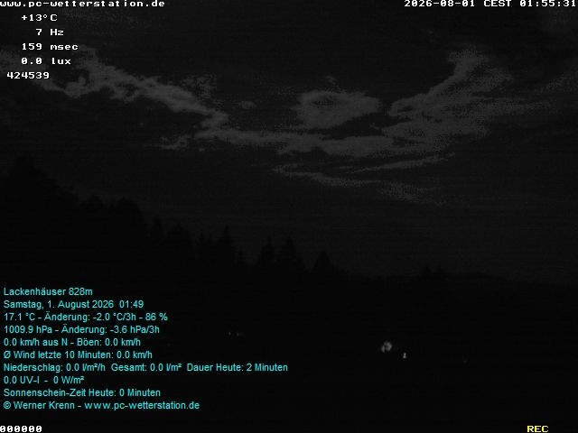 Archiv Foto Webcam der Ferienwohnung Thieme