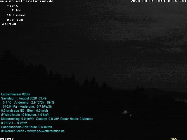 Archiv Foto Webcam der Ferienwohnung Thieme