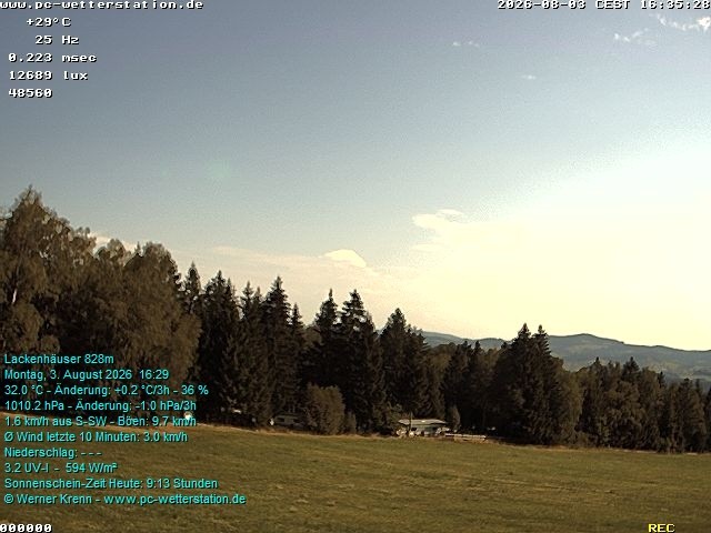 Archiv Foto Webcam der Ferienwohnung Thieme