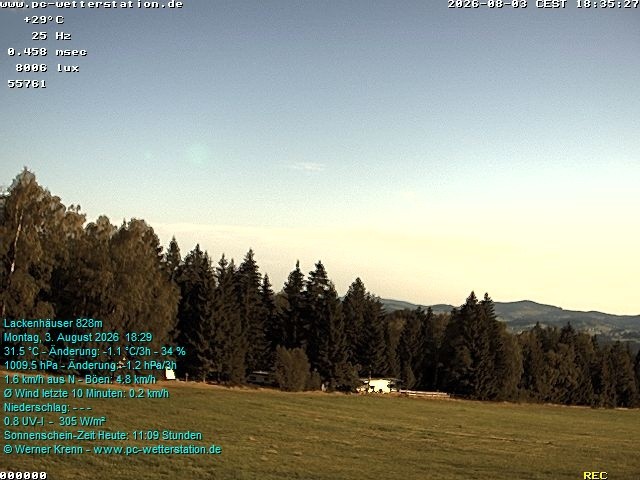 Archiv Foto Webcam der Ferienwohnung Thieme