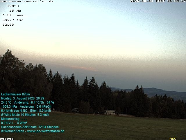 Archiv Foto Webcam der Ferienwohnung Thieme