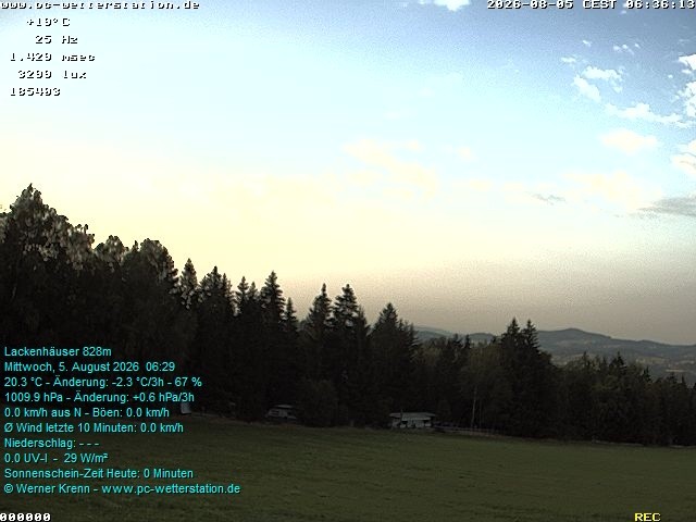 Archiv Foto Webcam der Ferienwohnung Thieme