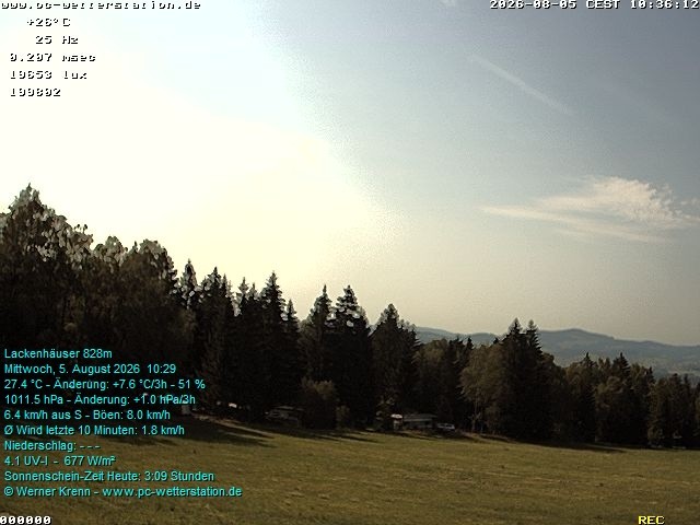 Archiv Foto Webcam der Ferienwohnung Thieme