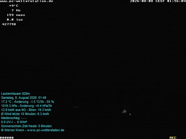 Archiv Foto Webcam der Ferienwohnung Thieme