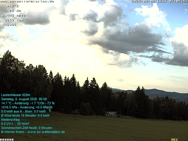 Archiv Foto Webcam der Ferienwohnung Thieme
