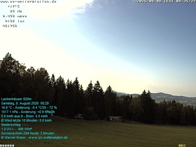 Archiv Foto Webcam der Ferienwohnung Thieme