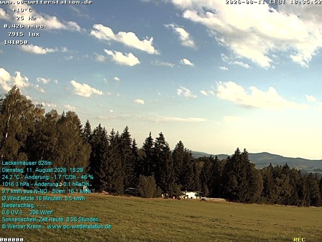 Archiv Foto Webcam der Ferienwohnung Thieme