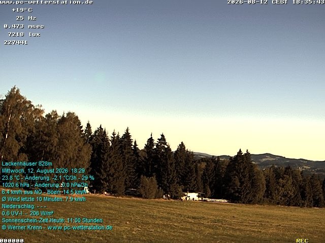 Archiv Foto Webcam der Ferienwohnung Thieme