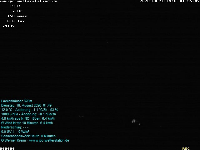 Archiv Foto Webcam der Ferienwohnung Thieme
