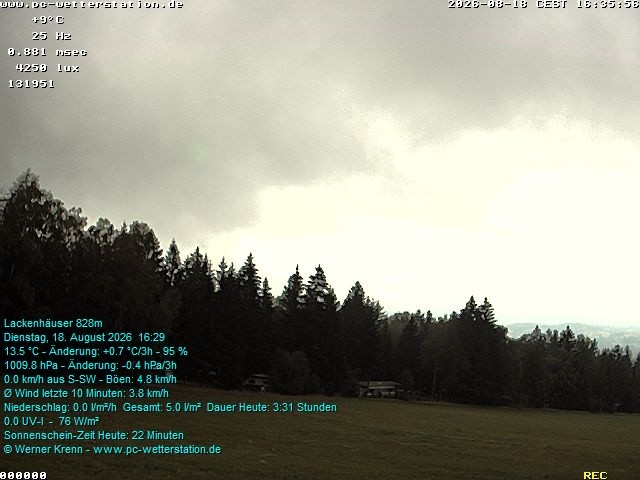 Archiv Foto Webcam der Ferienwohnung Thieme