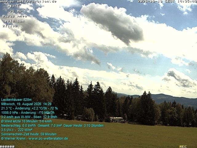 Archiv Foto Webcam der Ferienwohnung Thieme