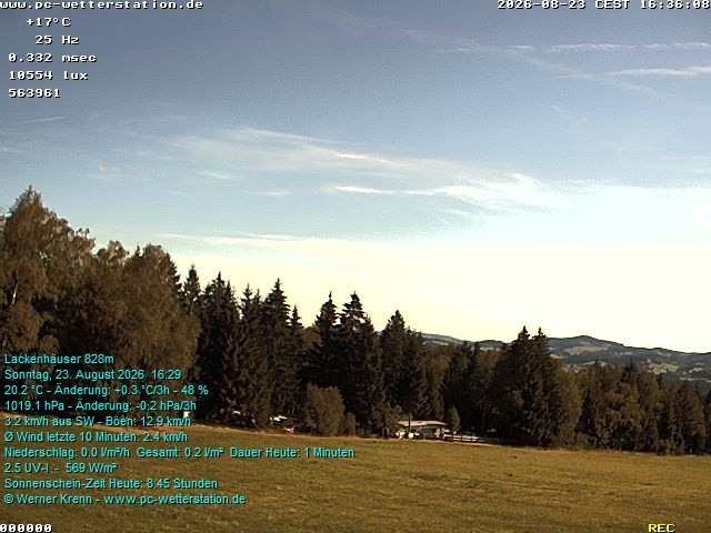 Archiv Foto Webcam der Ferienwohnung Thieme