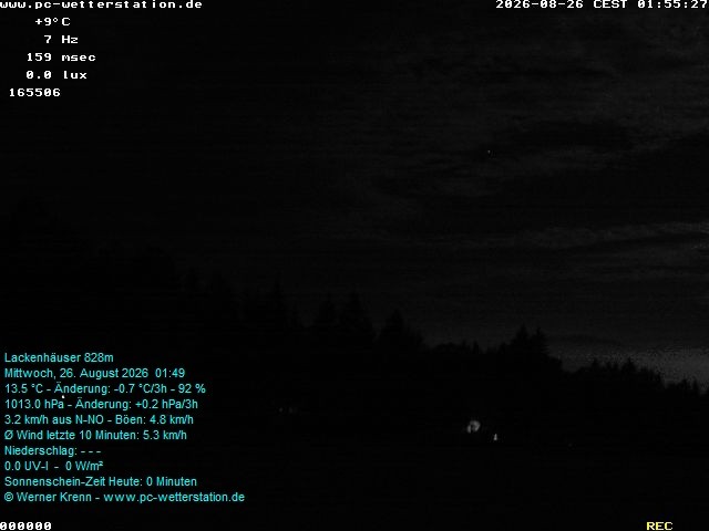 Archiv Foto Webcam der Ferienwohnung Thieme