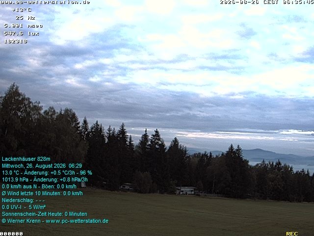 Archiv Foto Webcam der Ferienwohnung Thieme