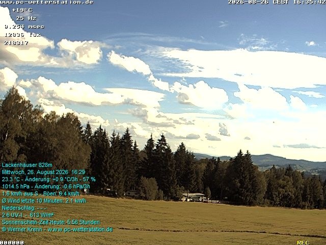 Archiv Foto Webcam der Ferienwohnung Thieme