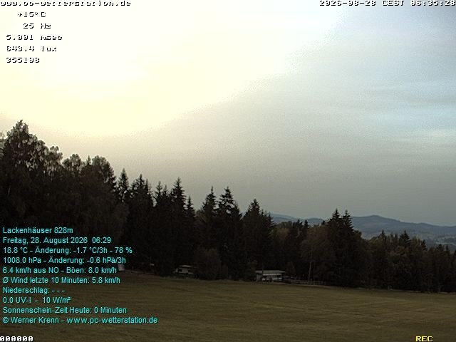 Archiv Foto Webcam der Ferienwohnung Thieme