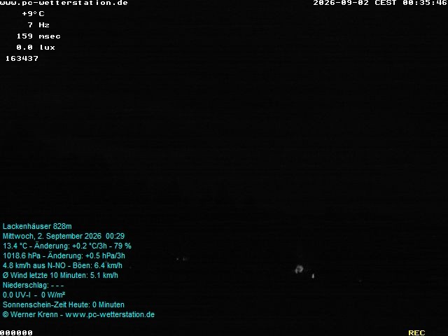 Archiv Foto Webcam der Ferienwohnung Thieme
