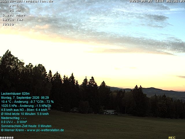 Archiv Foto Webcam der Ferienwohnung Thieme