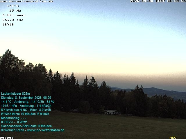 Archiv Foto Webcam der Ferienwohnung Thieme