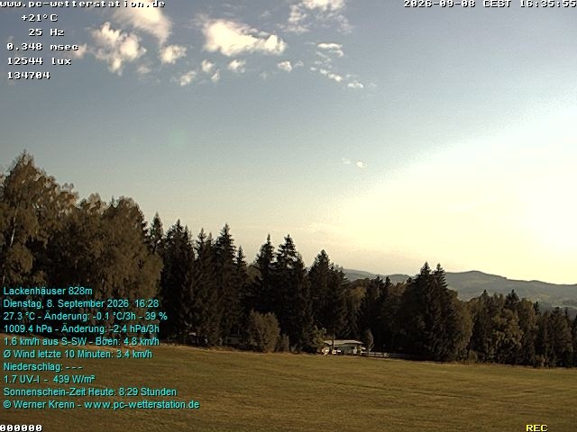 Archiv Foto Webcam der Ferienwohnung Thieme