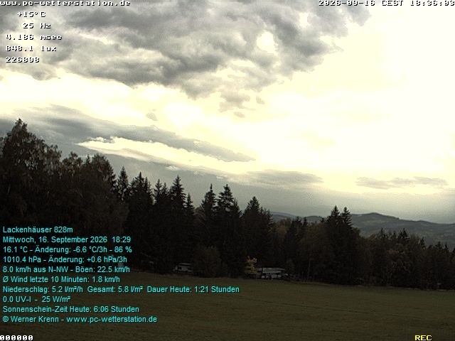 Archiv Foto Webcam der Ferienwohnung Thieme