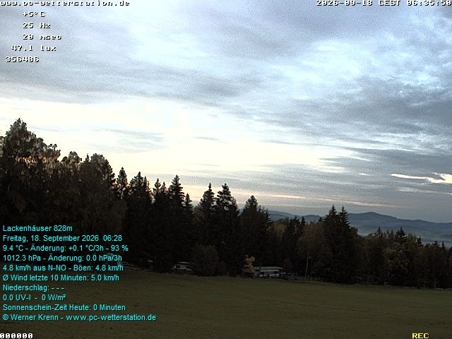 Archiv Foto Webcam der Ferienwohnung Thieme