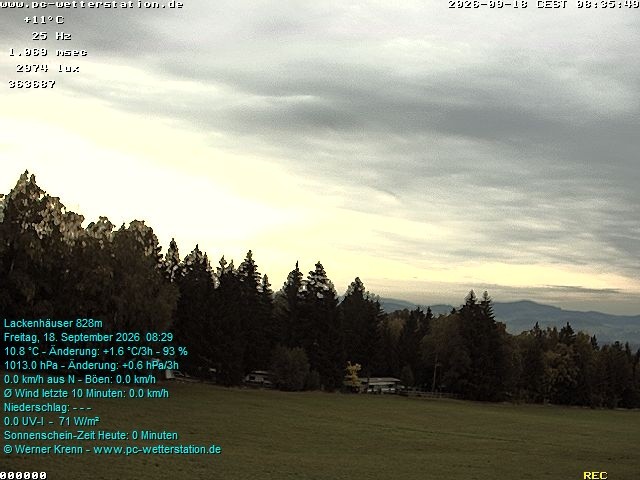 Archiv Foto Webcam der Ferienwohnung Thieme