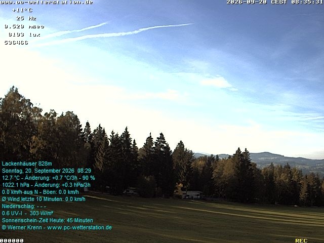 Archiv Foto Webcam der Ferienwohnung Thieme